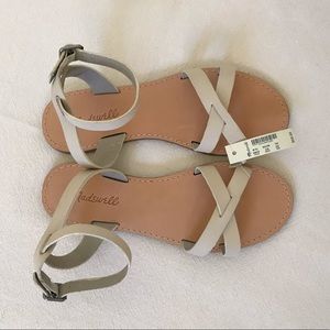 NWT Madewell boardwok sandals with ankle strap
